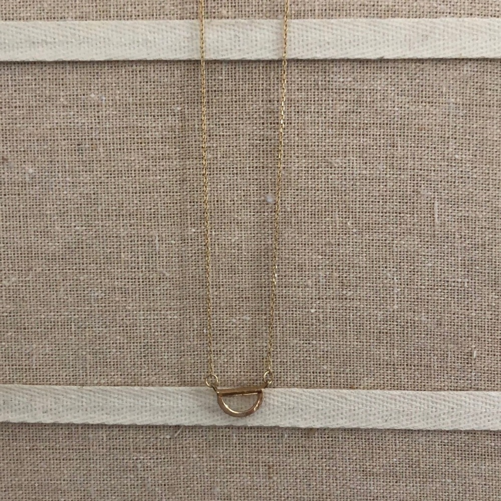 gold necklace